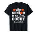 Proud Basketball Senior Dad Basketball T-Shirt - Streetwear Style Unisex - T-Shirt, Sweatshirt, Hoodie