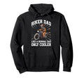Father Rider Biker Dad Fathers Day Hoodie - Streetwear Style for Adults - T-Shirt, Sweatshirt, Hoodie