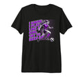 Soccer Purple Teen And Game Day Tri T-Shirt - Unique Graphic Men Women - T-Shirt, Sweatshirt, Hoodie