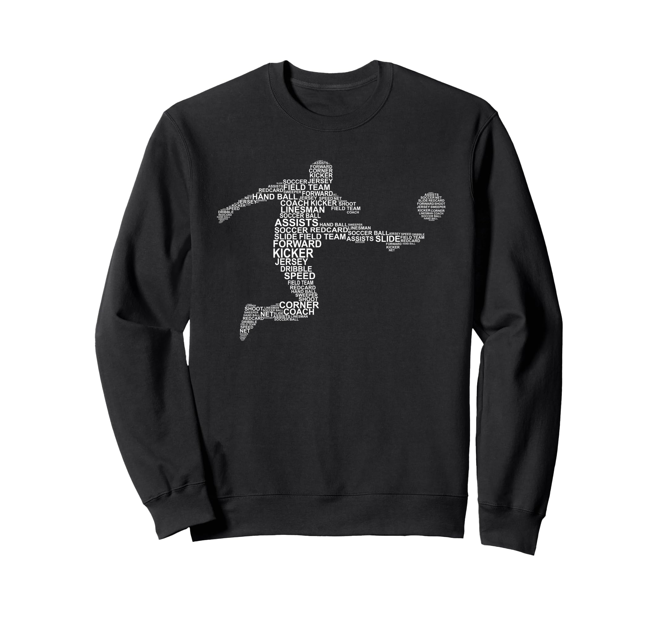 Football Or Soccer Player Sweatshirt - Graphic Print Unisex - T-Shirt, Sweatshirt, Hoodie