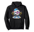 Soccer Ball Melting Ice Cream Drip Hoodie - Casual Everyday Wear Men Women - T-Shirt, Sweatshirt, Hoodie