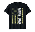 Proud Army Dad American Flag Gifts T-Shirt - Custom Art Print Men Women - T-Shirt, Sweatshirt, Hoodie