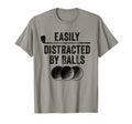 Easily Distracted Balls Golf Ball Putt T-Shirt - Graphic Print Men Women - T-Shirt, Sweatshirt, Hoodie