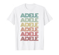 Italian First Name Adele Nametag Groovy T-Shirt - Graphic Print Men Women - T-Shirt, Sweatshirt, Hoodie