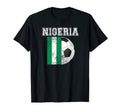Nigeria Flag Soccer Futbol Football T-Shirt - Graphic Print Unisex - T-Shirt, Sweatshirt, Hoodie