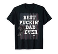 Best Puckin Dad Ever Ice Hockey T-Shirt - Minimalist Print Men Women - T-Shirt, Sweatshirt, Hoodie