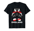England Flag English Hairbun Football T-Shirt - Trendy Graphic for Adults - T-Shirt, Sweatshirt, Hoodie