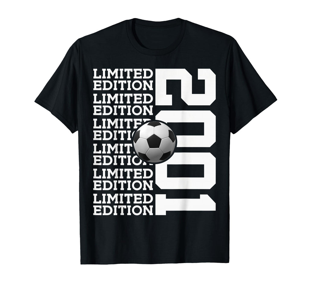 2001 Soccer 25Th Birthday T-Shirt - Trendy Graphic for Adults - T-Shirt, Sweatshirt, Hoodie
