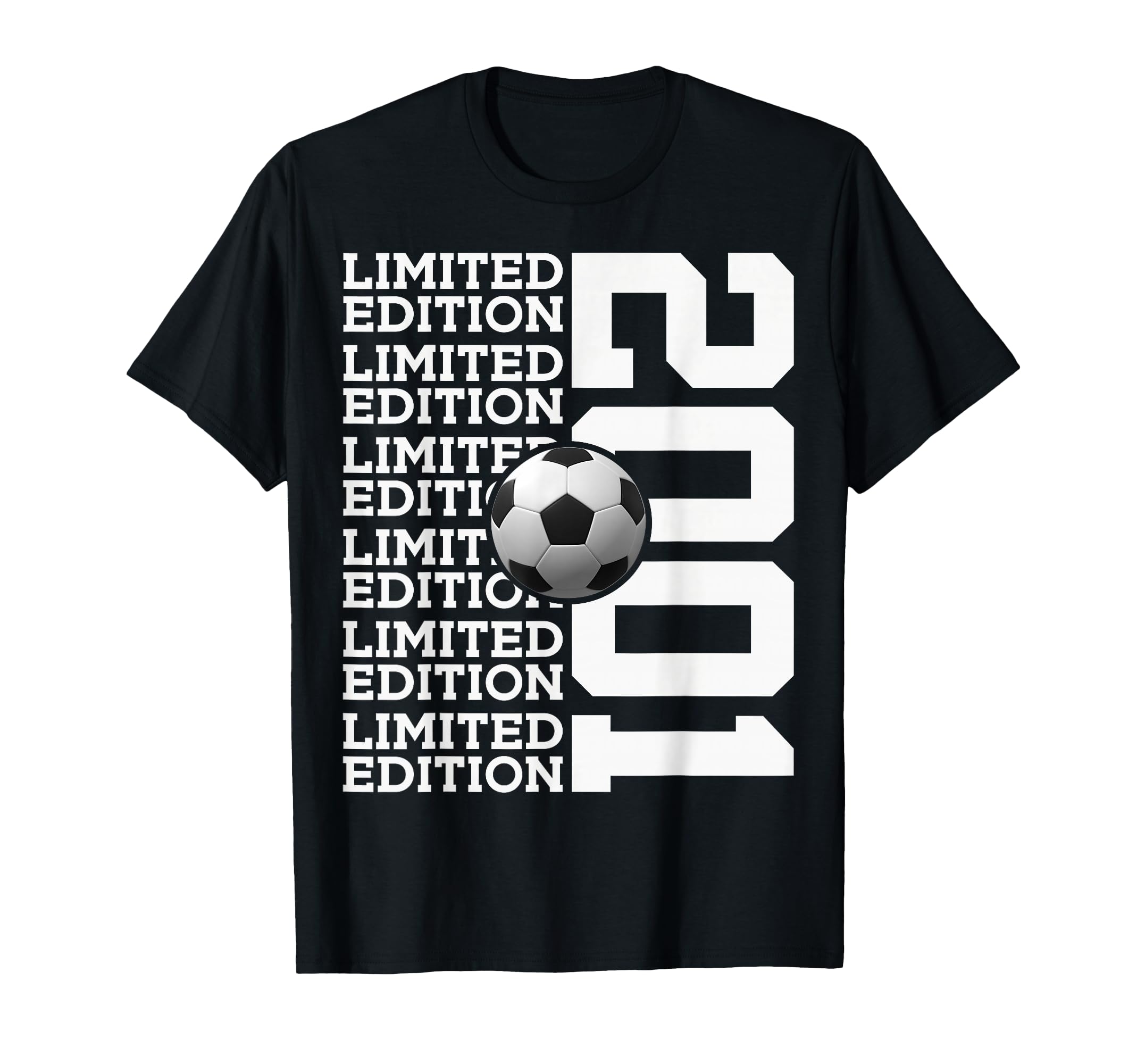 2001 Soccer 25Th Birthday T-Shirt - Trendy Graphic for Adults - T-Shirt, Sweatshirt, Hoodie