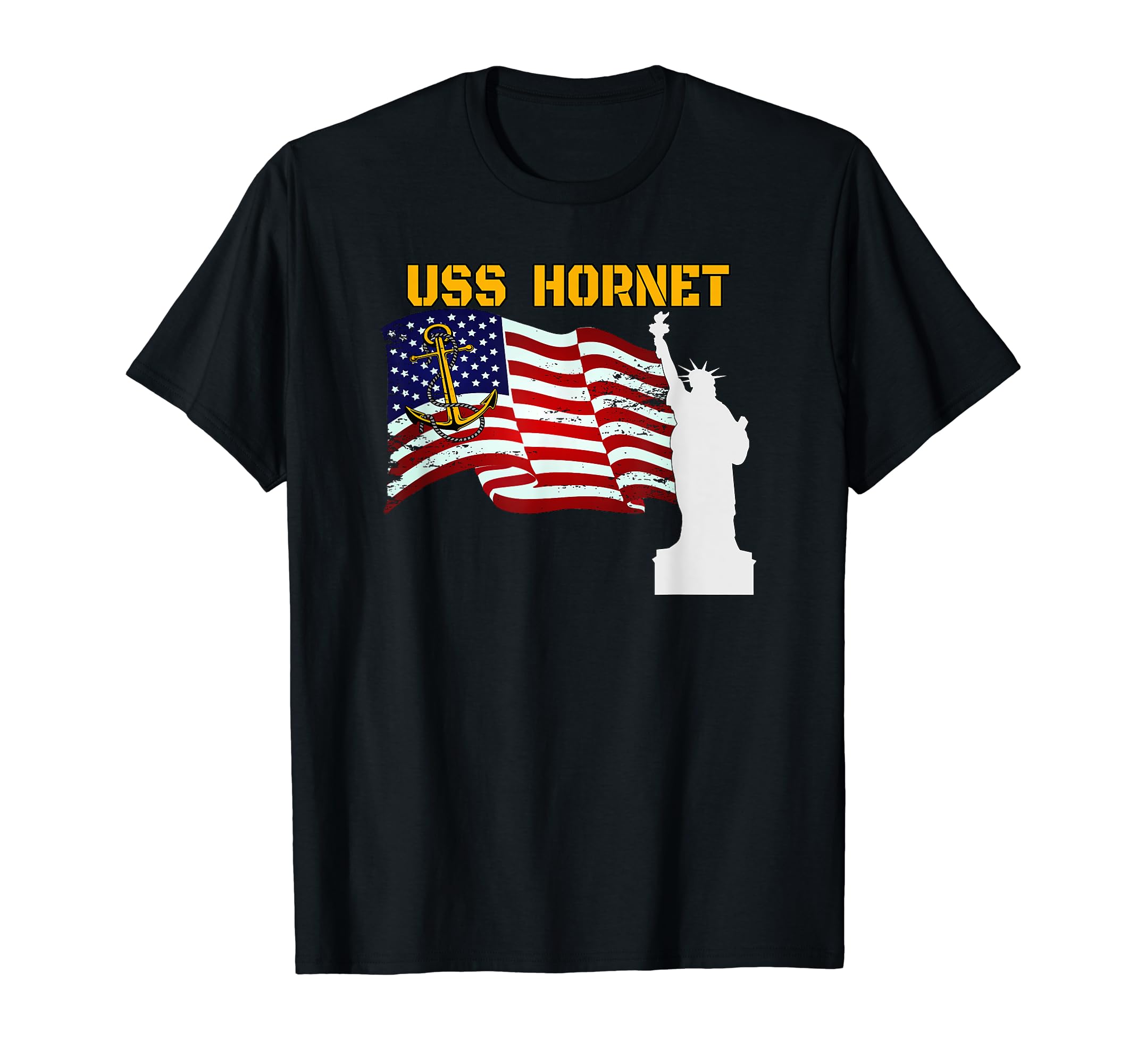 Aircraft Carrier Uss Hornet Veterans Day T-Shirt - Custom Art Print Unisex - T-Shirt, Sweatshirt, Hoodie
