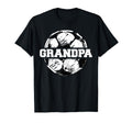 Soccer Grandpa Funny Soccer Ball Split T-Shirt - Graphic Print Unisex - T-Shirt, Sweatshirt, Hoodie