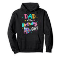 Dad Birthday Rolling Skate Bday Family Hoodie - Novelty Apparel for Adults - T-Shirt, Sweatshirt, Hoodie