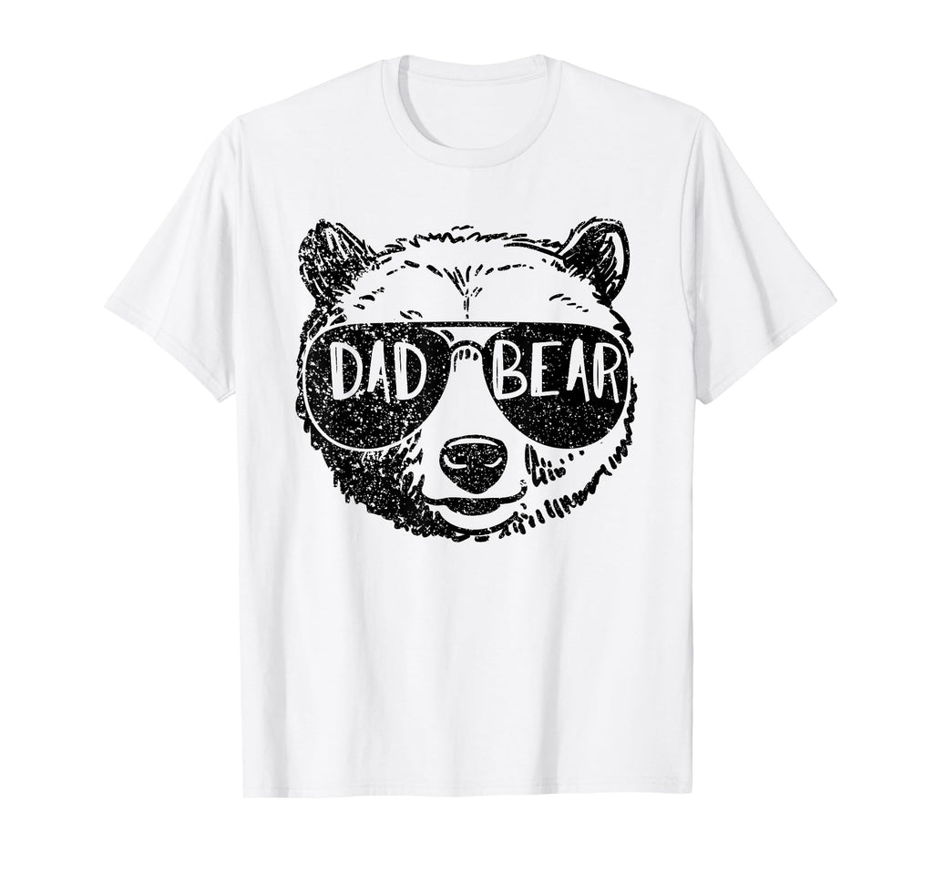 Dad Bear Face Sunglasses Daddy Fathers T-Shirt - Streetwear Style Unisex - T-Shirt, Sweatshirt, Hoodie
