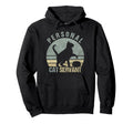Personal Cat Servant Funny Black Cat Hoodie - Streetwear Style Unisex - T-Shirt, Sweatshirt, Hoodie