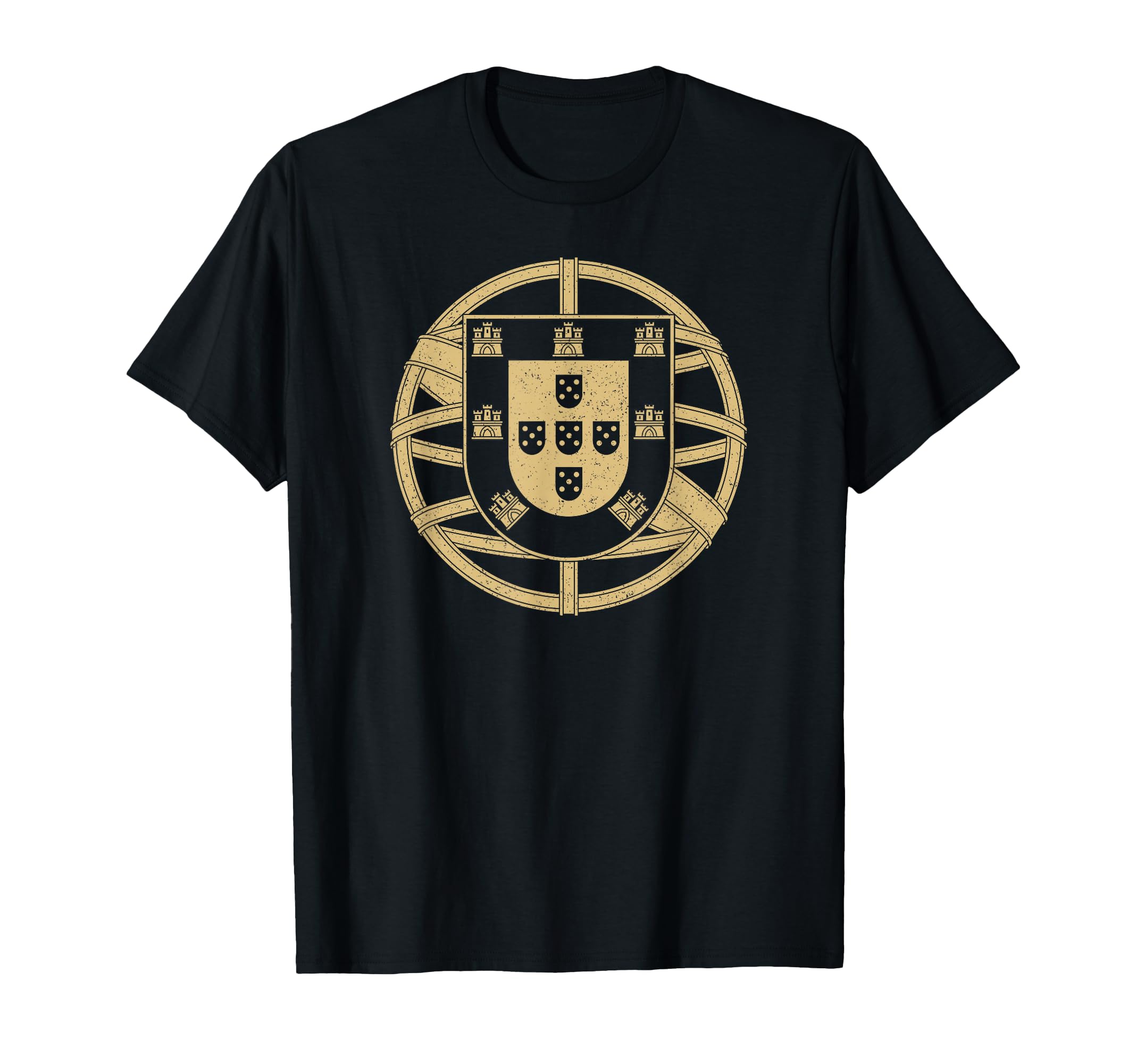 Portugal Coat Arms Portuguese Flag T-Shirt - Minimalist Print Unisex - T-Shirt, Sweatshirt, Hoodie