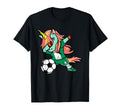 Dabbing Unicorn Nigeria Football T-Shirt - Streetwear Style Men Women - T-Shirt, Sweatshirt, Hoodie