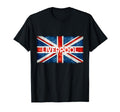 Liverpool England Uk Flag And T-Shirt - Casual Everyday Wear Men Women - T-Shirt, Sweatshirt, Hoodie