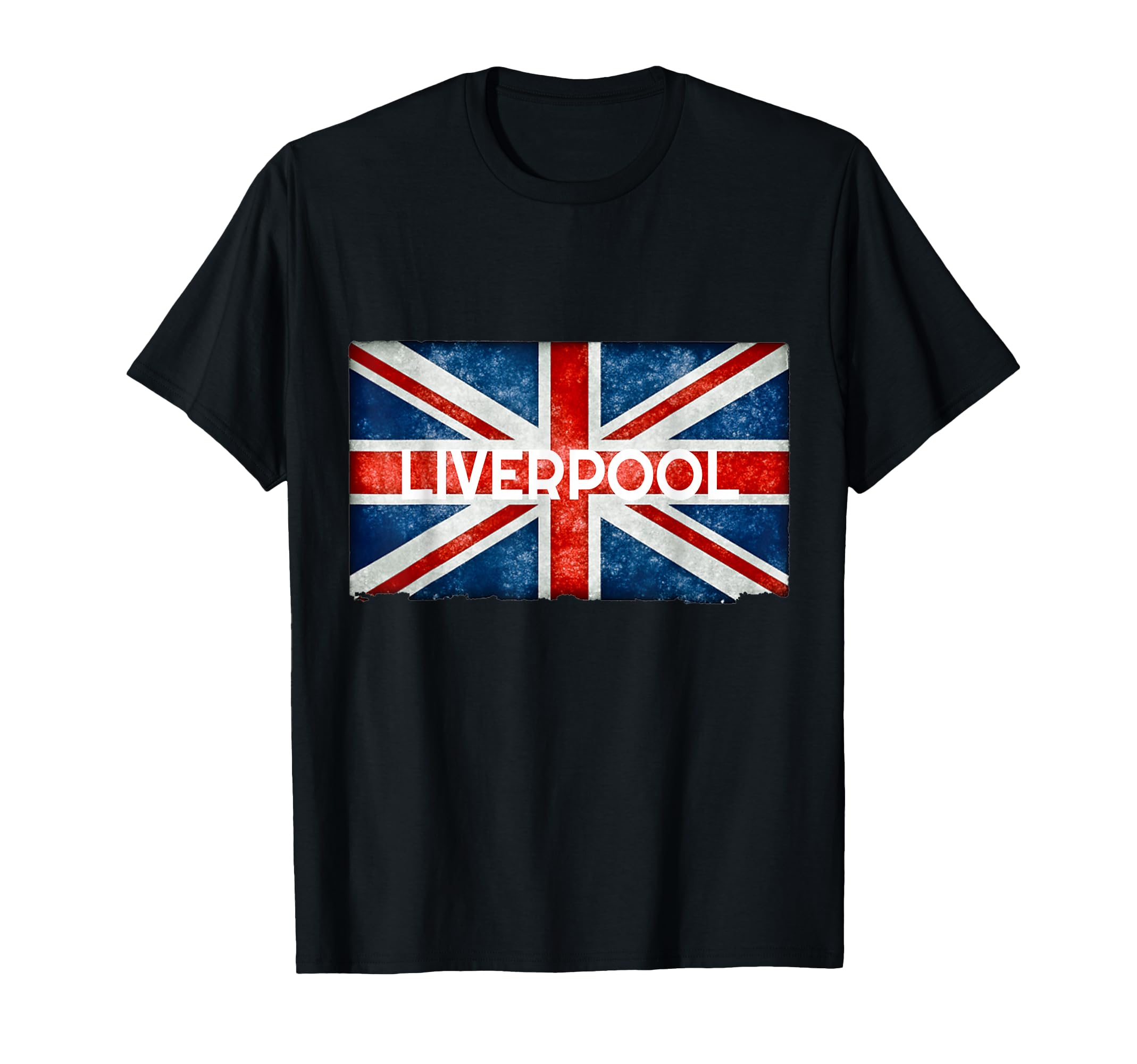 Liverpool England Uk Flag And T-Shirt - Casual Everyday Wear Men Women - T-Shirt, Sweatshirt, Hoodie