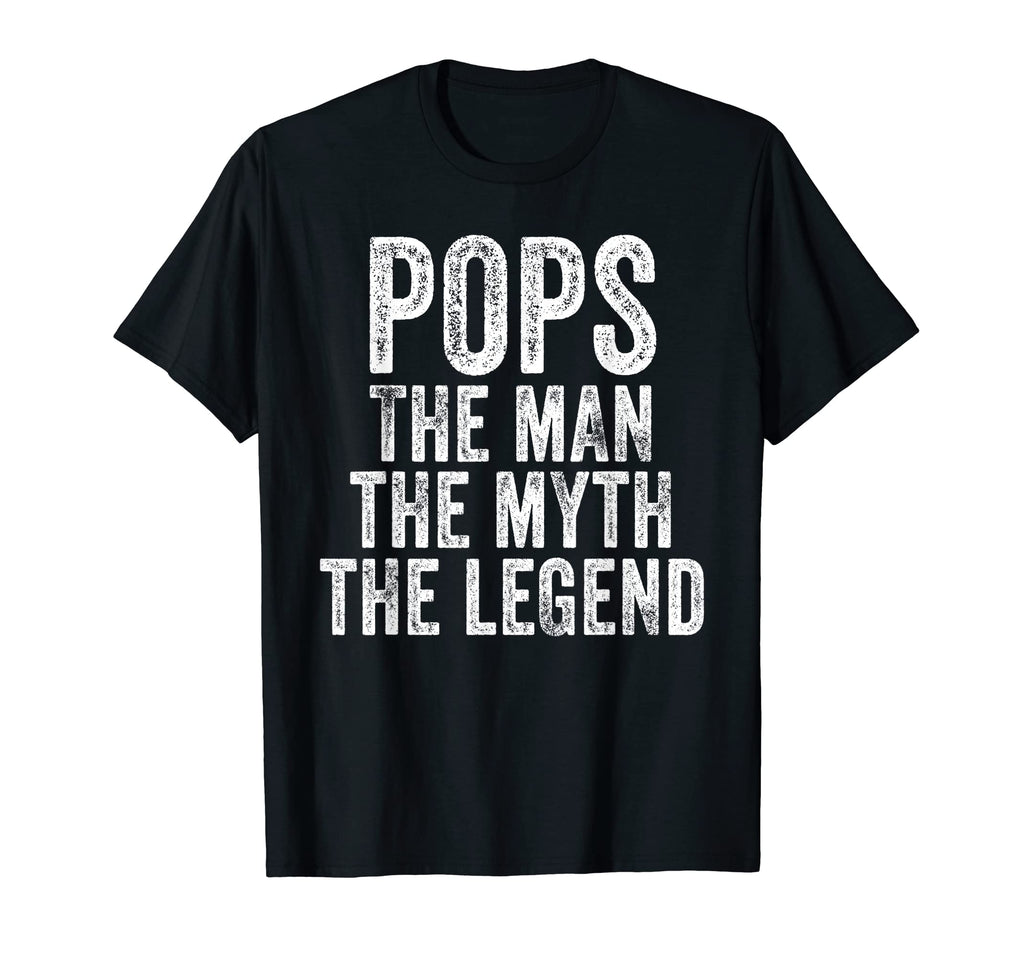 Pops Myth Legend Dad Funny Father T-Shirt - Aesthetic Graphic for Adults - T-Shirt, Sweatshirt, Hoodie