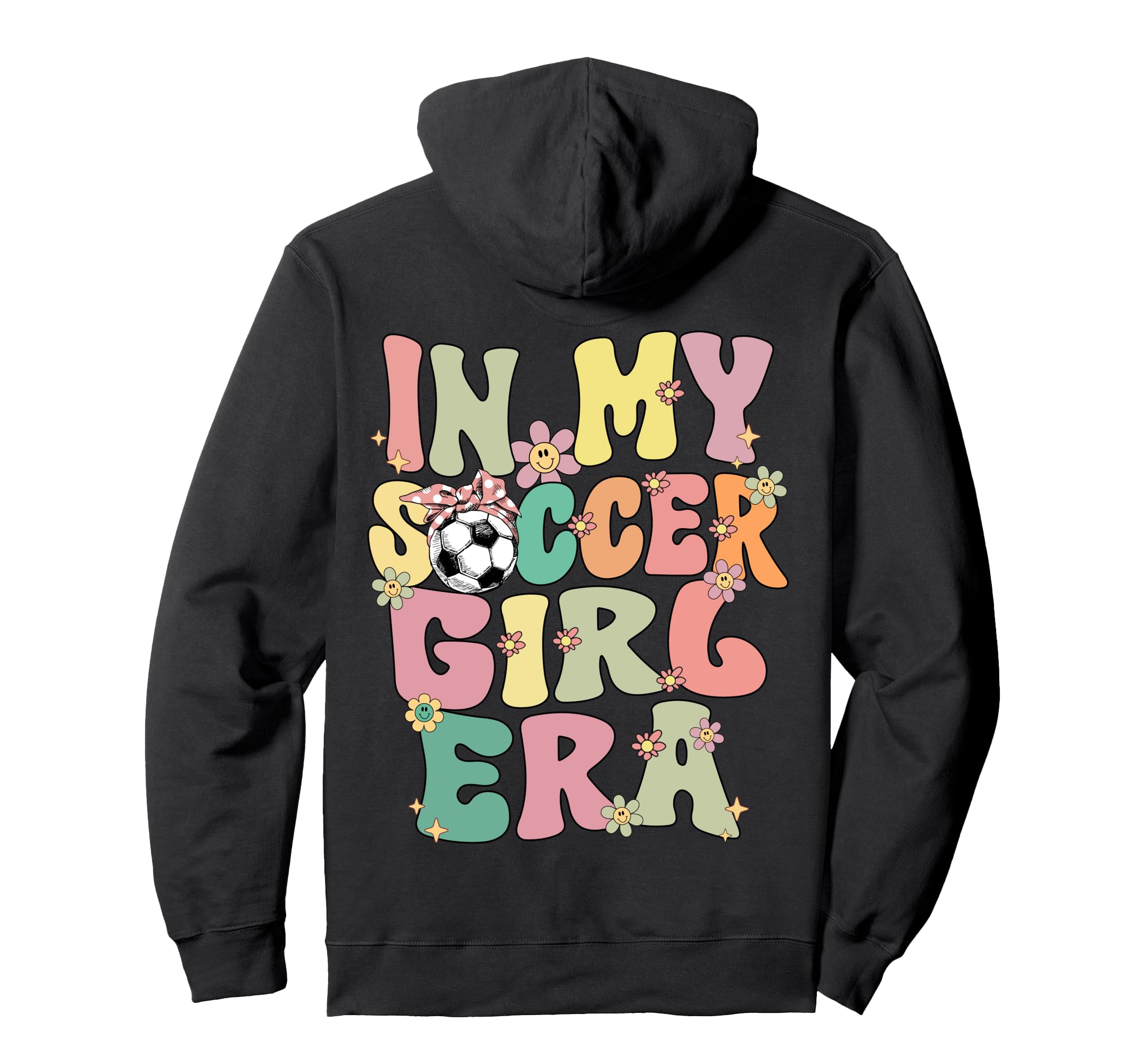 My Soccer Era Groovy Soccer Soccer Hoodie - Casual Everyday Wear for Adults - T-Shirt, Sweatshirt, Hoodie