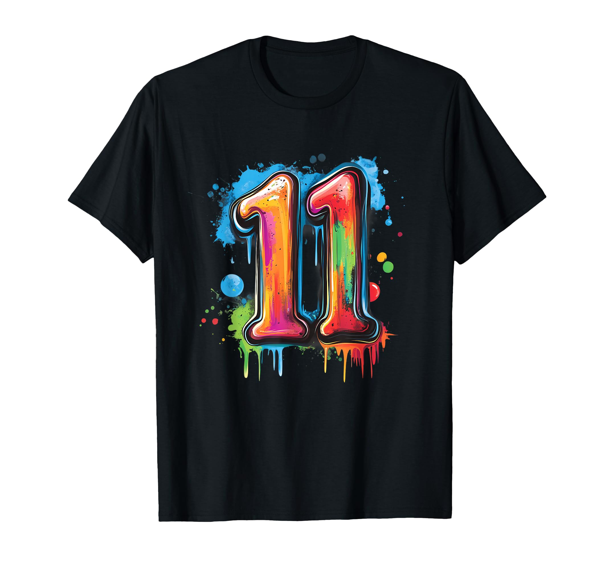Number 11 11Th Birthday Eleven T-Shirt - Casual Everyday Wear Men Women - T-Shirt, Sweatshirt, Hoodie