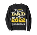 Proud Dad Two 2022 Graduate Class Sweatshirt - Minimalist Print for Adults - T-Shirt, Sweatshirt, Hoodie