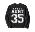 Number 35 Custom Proud Soccer Futbol Sweatshirt - Custom Art Print Unisex - T-Shirt, Sweatshirt, Hoodie