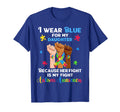 I Wear Blue My Daughter Rise Hands T-Shirt - Streetwear Style Men Women - T-Shirt, Sweatshirt, Hoodie