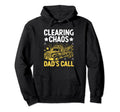 Clearing Chaos Dads Call Tow Truck Hoodie - Aesthetic Graphic for Adults - T-Shirt, Sweatshirt, Hoodie