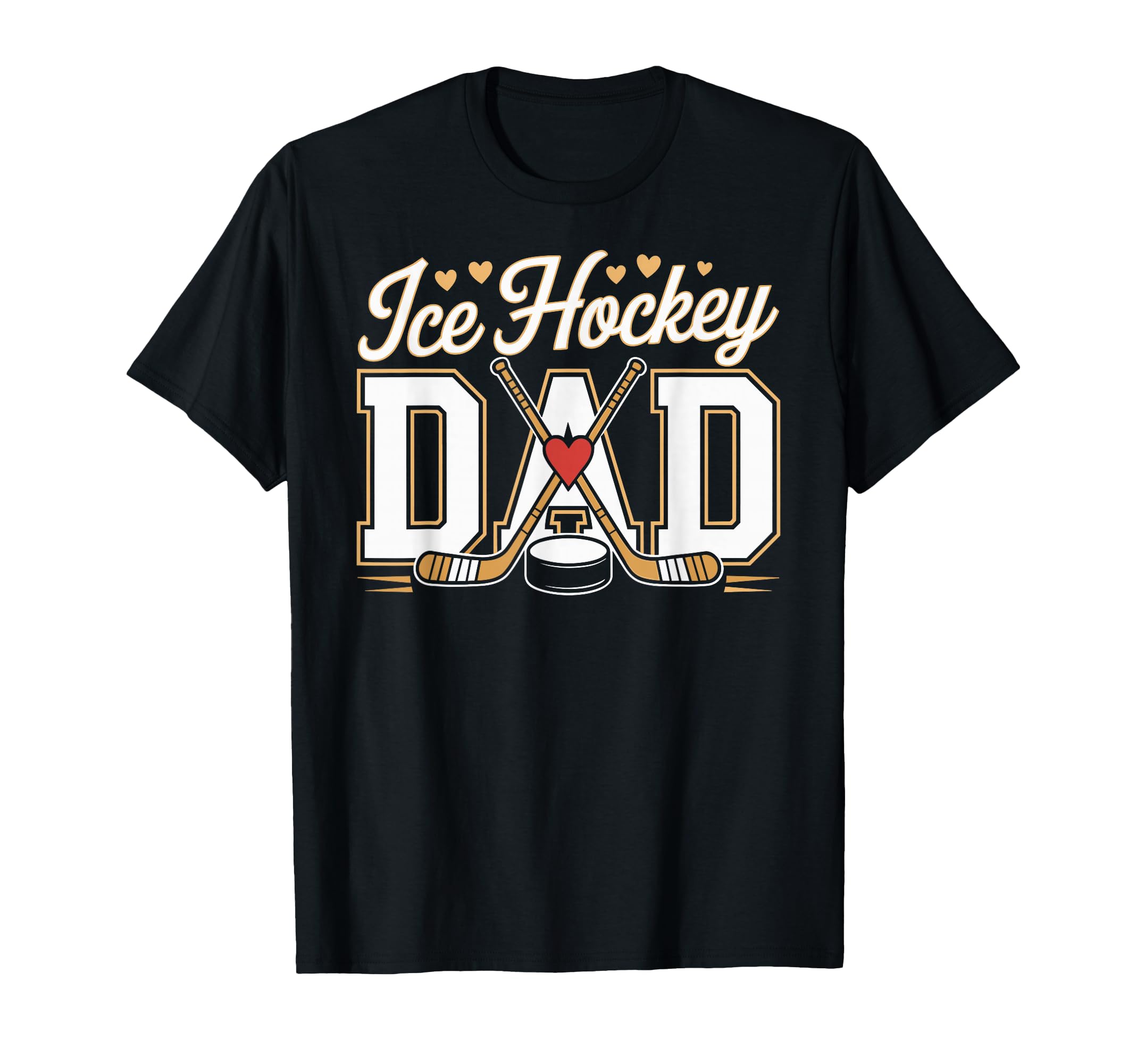 Ice Hockey Dad Fathers Day Sweatshirt - Aesthetic Graphic Unisex - T-Shirt, Sweatshirt, Hoodie