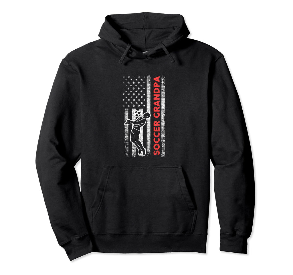 Soccer Grandpa Hoodie - Minimalist Print for Adults - T-Shirt, Sweatshirt, Hoodie
