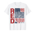 Remember Everyone Deployed Military T-Shirt - Aesthetic Graphic for Adults - T-Shirt, Sweatshirt, Hoodie