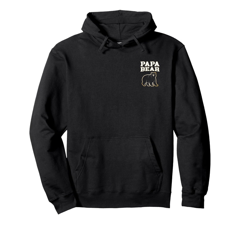 Papa Bear Funny Father Matching Family Hoodie - Novelty Apparel Unisex - T-Shirt, Sweatshirt, Hoodie