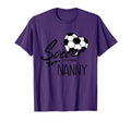 Soccer Nanny Womens Grandma Gift T-Shirt - Graphic Print for Adults - T-Shirt, Sweatshirt, Hoodie