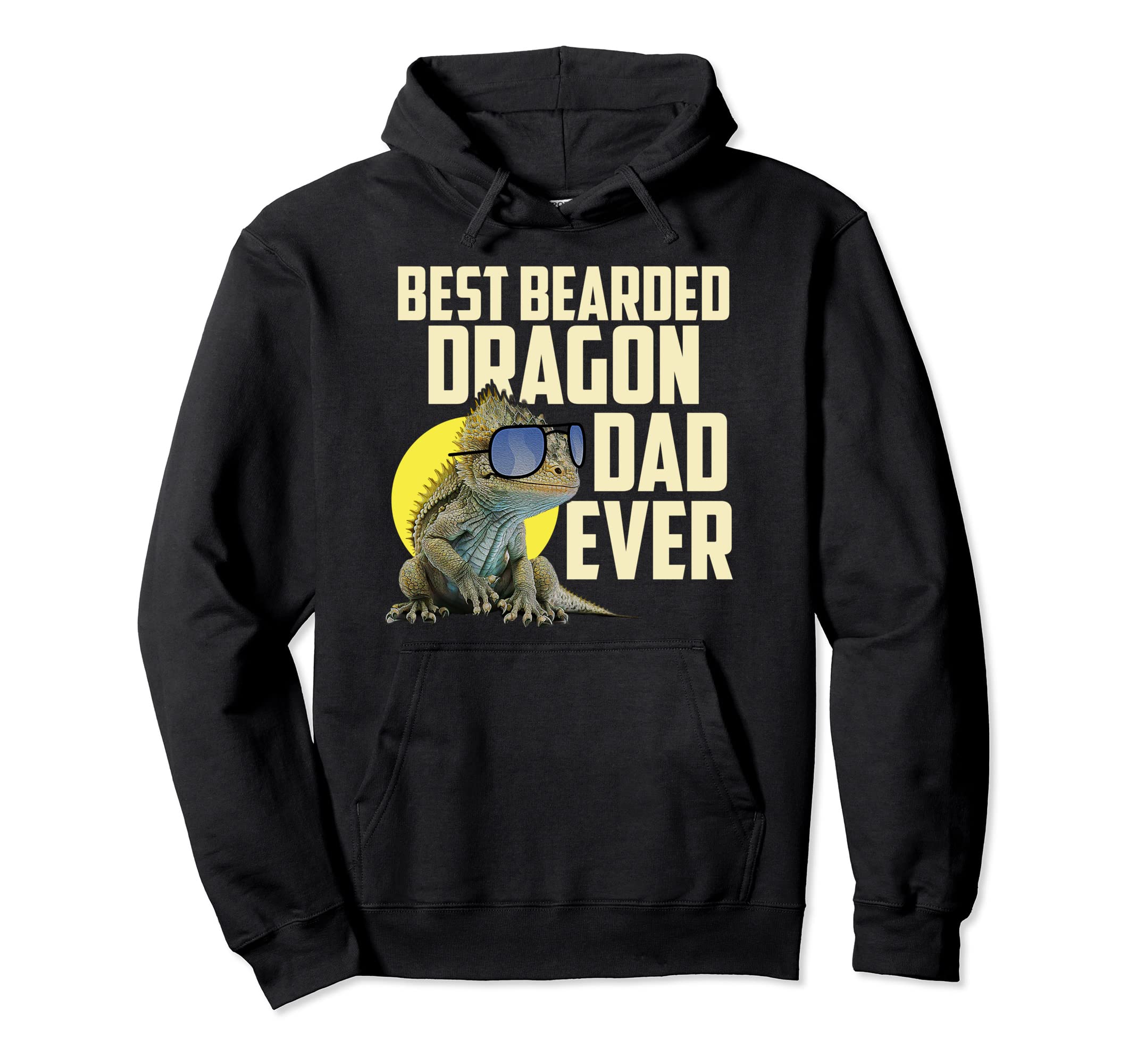 Bearded Dragon Lover Dad Reptiles Hoodie - Aesthetic Graphic for Adults - T-Shirt, Sweatshirt, Hoodie