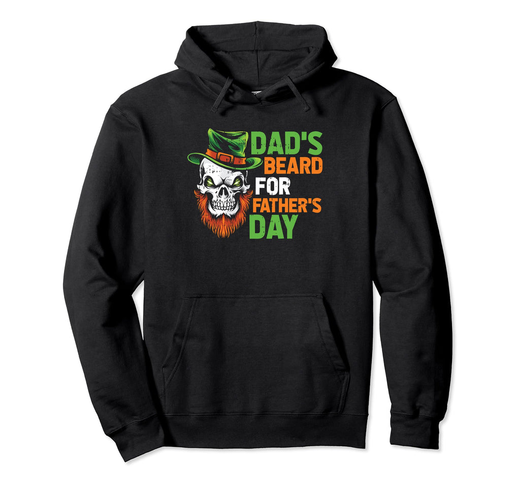 Dad Beard Fathers Day Bearded Papa Hoodie - Custom Art Print for Adults - T-Shirt, Sweatshirt, Hoodie