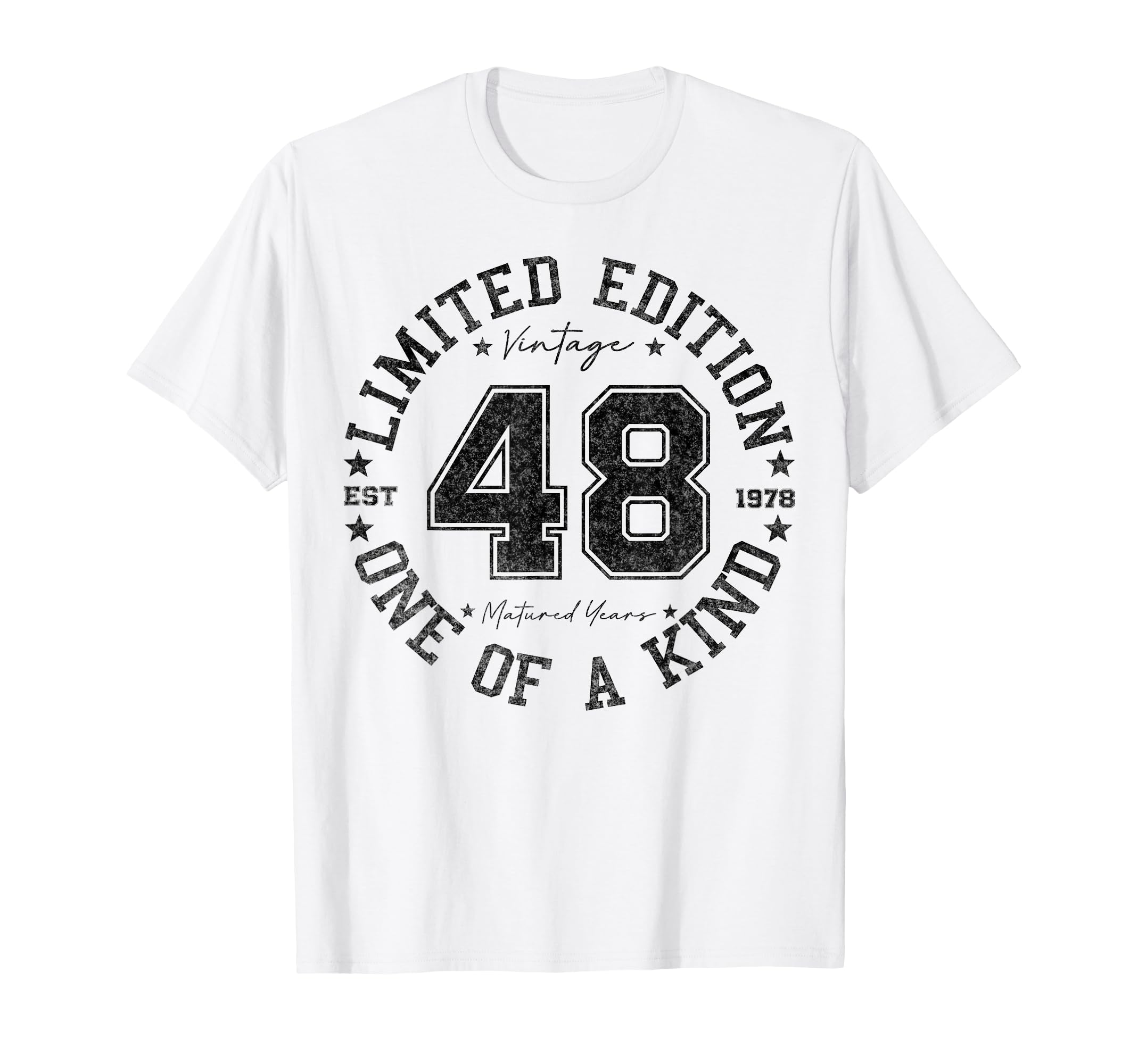 48 Year Old Gifts 1978 48Th Birthday T-Shirt - Unique Graphic Unisex - T-Shirt, Sweatshirt, Hoodie