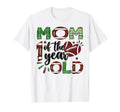 Mom 1 Year Old Football 1St Birthday T-Shirt - Aesthetic Graphic Unisex - T-Shirt, Sweatshirt, Hoodie