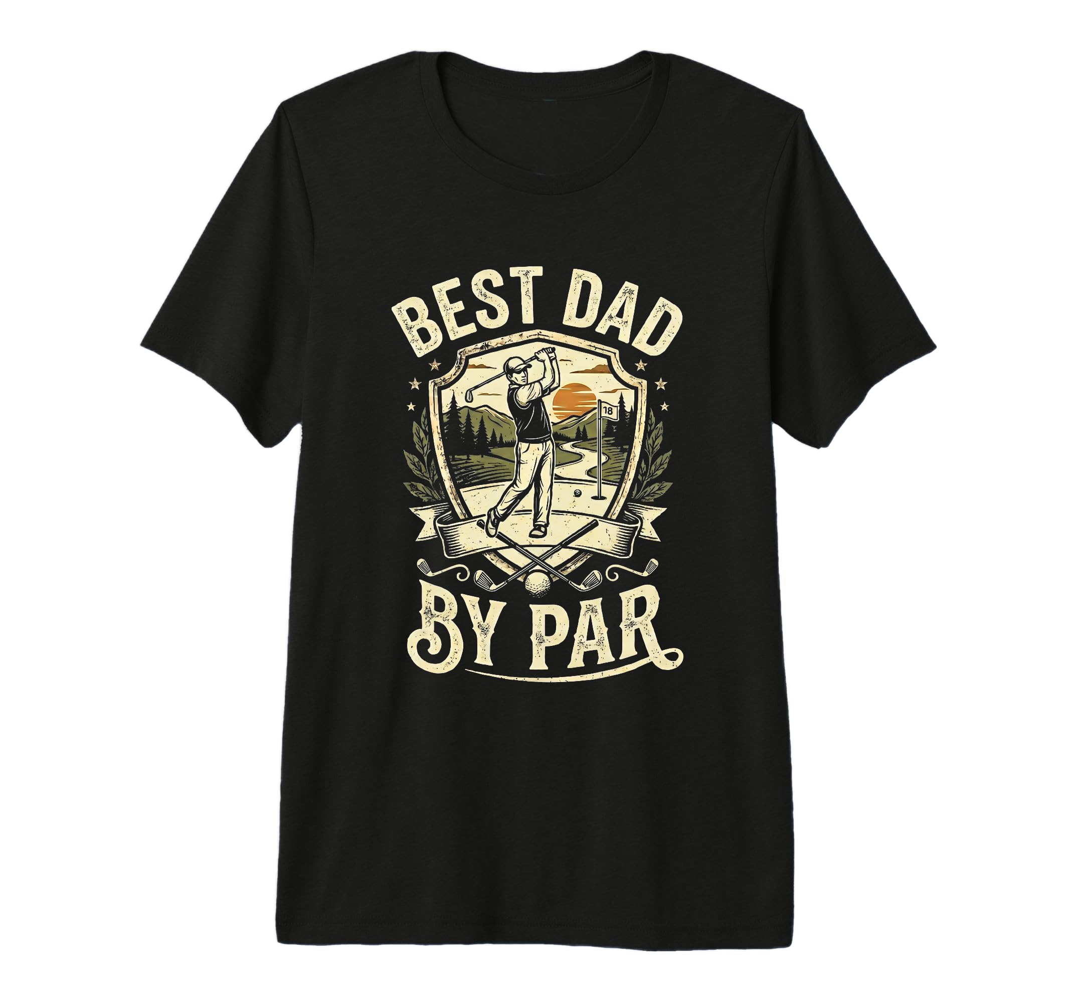 Mens Best Dad Par Funny Golfing T-Shirt - Streetwear Style Men Women - T-Shirt, Sweatshirt, Hoodie