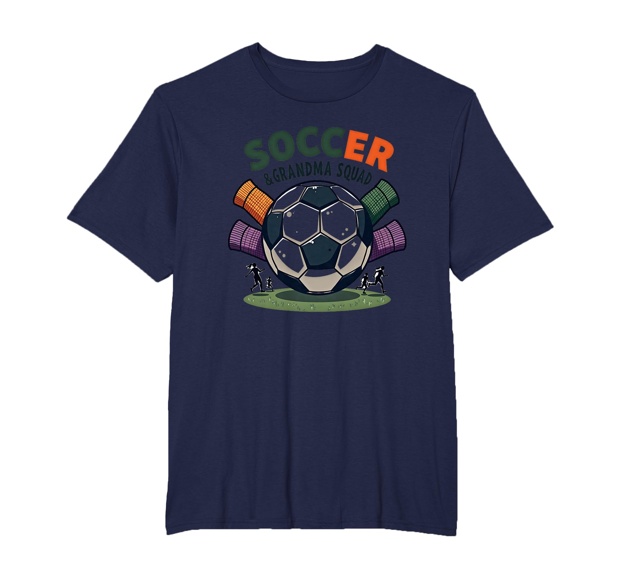 Soccer Grandma Squad Cheering Sideline T-Shirt - Unique Graphic for Adults - T-Shirt, Sweatshirt, Hoodie