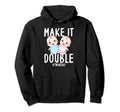 Dad Twins Fathers Day Best Dad Ever Hoodie - Graphic Print Men Women - T-Shirt, Sweatshirt, Hoodie