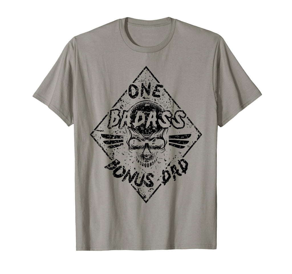 One Badass Bonus Dad T-Shirt - Trendy Graphic for Adults - T-Shirt, Sweatshirt, Hoodie