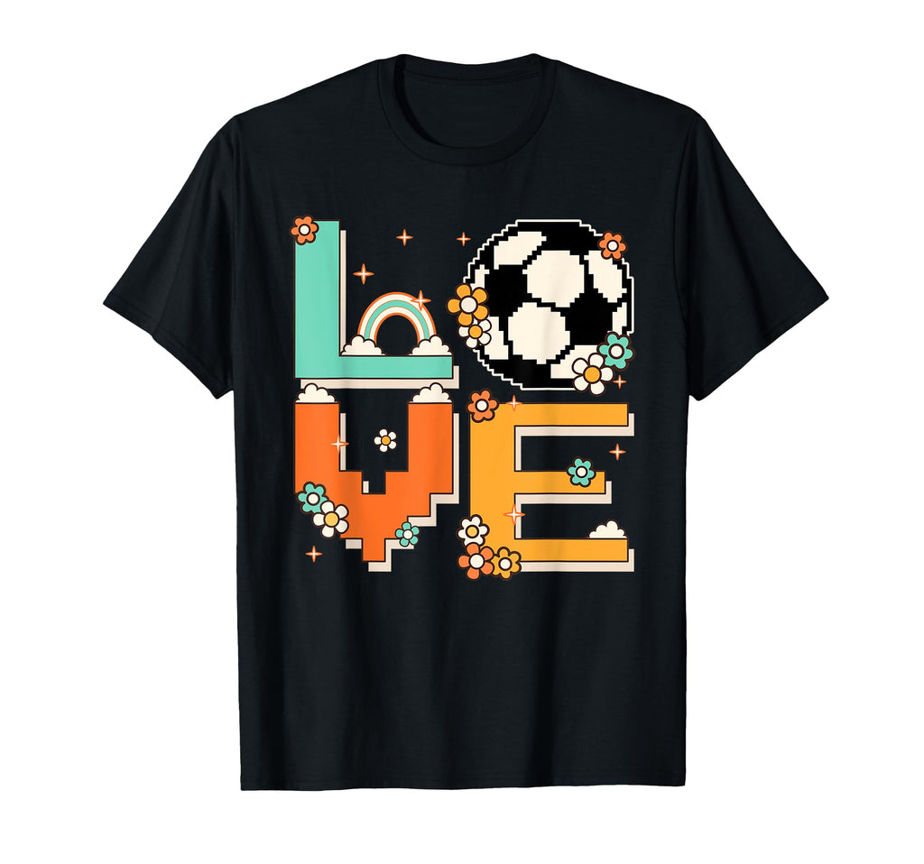 Pixel Art 60S 70S Hippie Outfit Love T-Shirt - Streetwear Style for Adults - T-Shirt, Sweatshirt, Hoodie