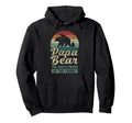Papa Bear 2 Cubs 2 Children Dad Hoodie - Casual Everyday Wear for Adults - T-Shirt, Sweatshirt, Hoodie