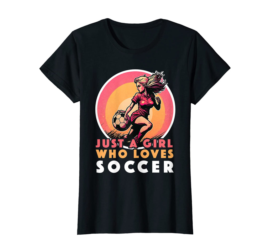Just Who Loves Soccer Soccer Outfit T-Shirt - Minimalist Print for Adults - T-Shirt, Sweatshirt, Hoodie