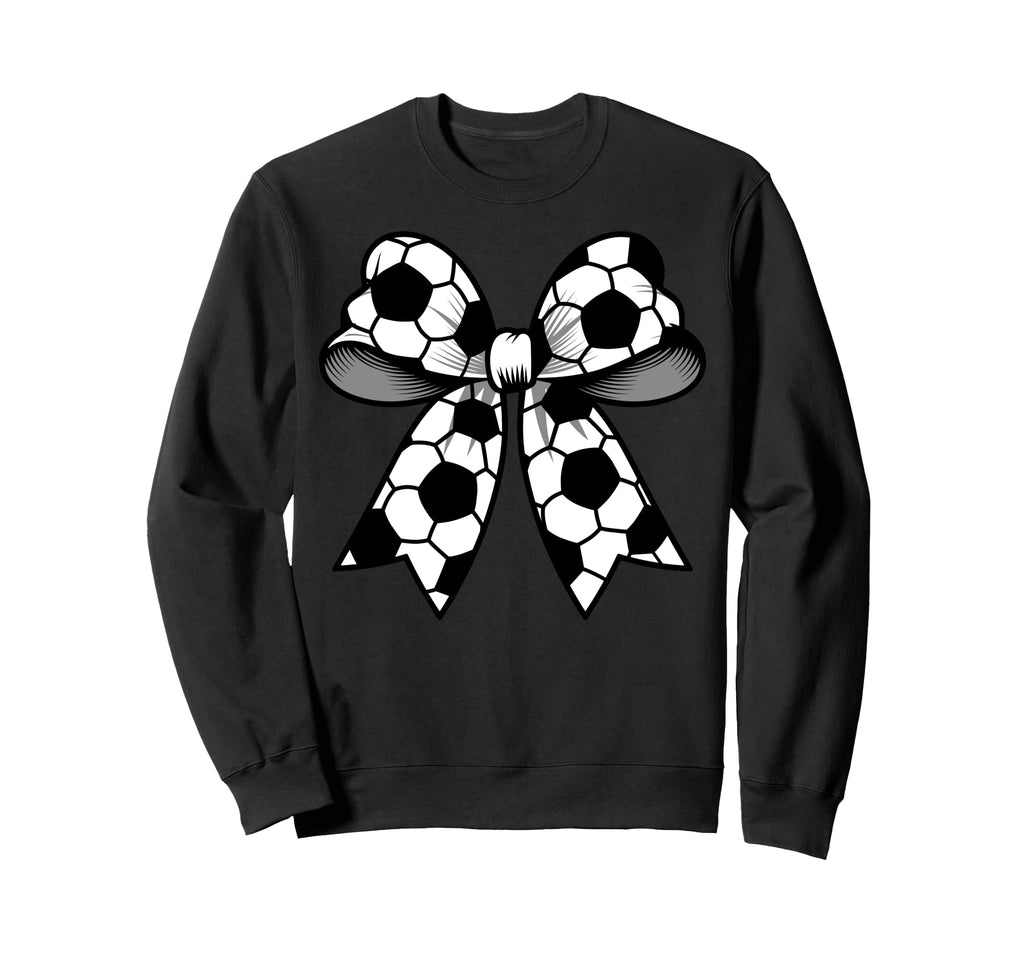 Soccer Coquette Bow Funny Soccer Mom Sweatshirt - Streetwear Style Unisex - T-Shirt, Sweatshirt, Hoodie