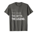 Mens Dad Myth Legend Dad Father T-Shirt - Custom Art Print Men Women - T-Shirt, Sweatshirt, Hoodie