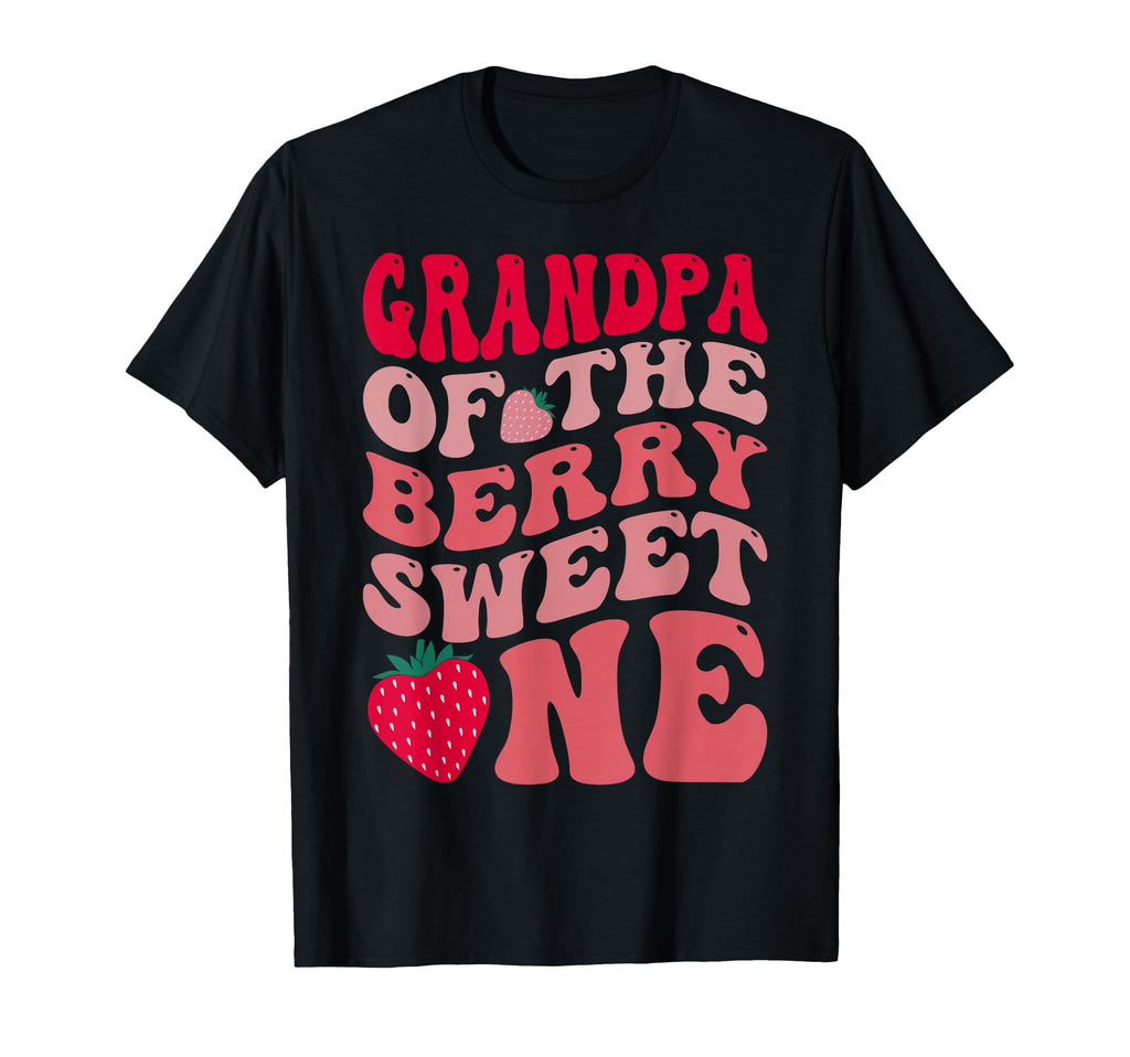 Grandpa Berry Sweet One Strawberry T-Shirt - Aesthetic Graphic for Adults - T-Shirt, Sweatshirt, Hoodie