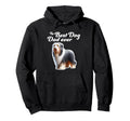 Best Dog Dad Ever Bearded Collie Hoodie - Custom Art Print Men Women - T-Shirt, Sweatshirt, Hoodie