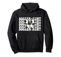 Womens Coquette Bow Ribbon Soccer Hoodie - Unique Graphic for Adults - T-Shirt, Sweatshirt, Hoodie
